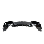 BMW 1 SERIES & M135I F20 PRE-LCI EVO-1 GLOSS BLACK REAR DIFFUSER BY ZAERO (2011-2015, F20 F21)