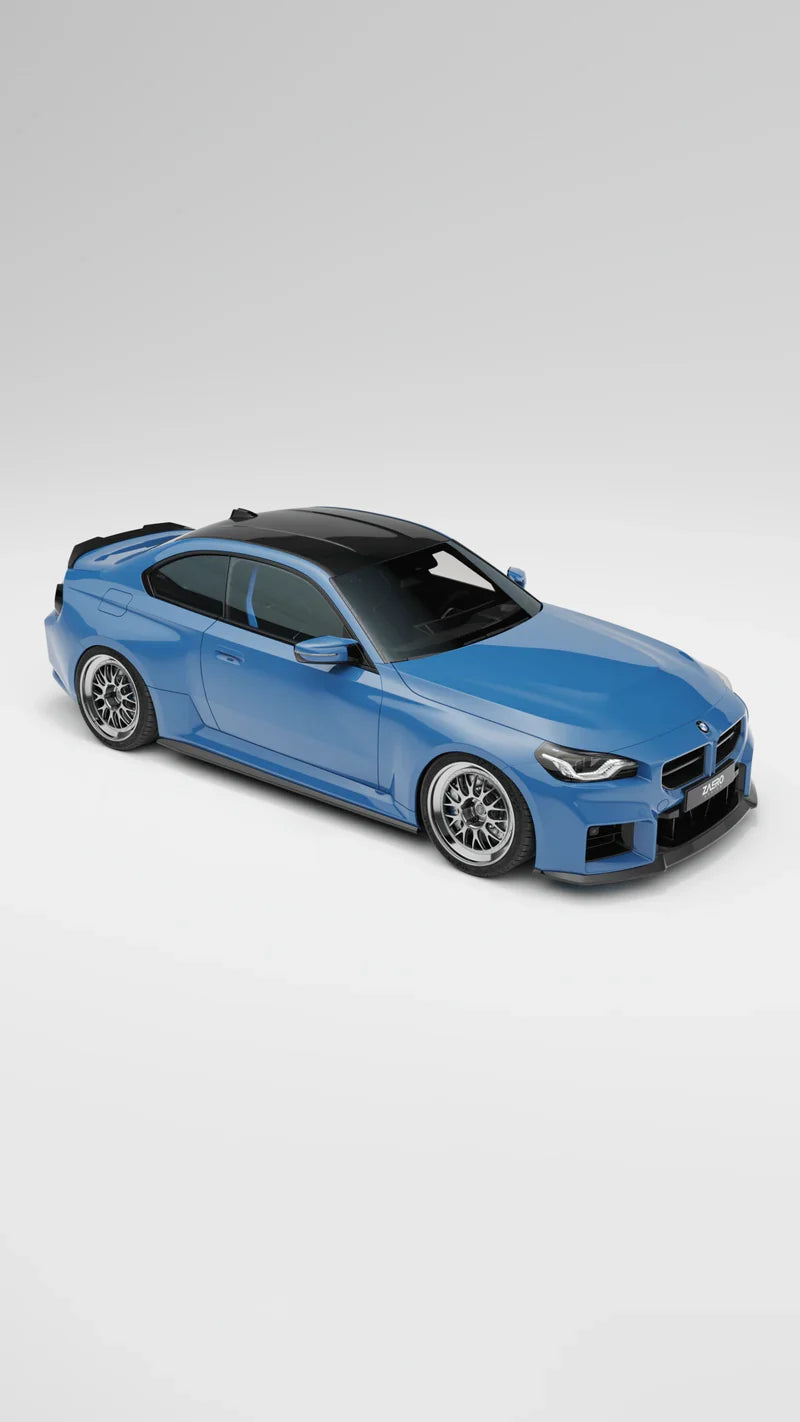BMW M2 G87 EVO-S Gloss Black Side Skirts by ZAERO (2023+)