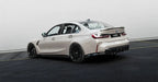 BMW M3 G80 G81 EVO-S Gloss Black Diffuser Extensions by ZAERO (2021+)