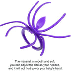 Boao 120-Piece Spider Ring Set | Halloween Cupcake Toppers & Party Favors (Multicolor)