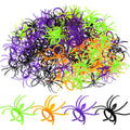 Boao 120-Piece Spider Ring Set | Halloween Cupcake Toppers & Party Favors (Multicolor)