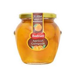 Bodrum Apricot Compote Whole Sweet Fruit Jar 680g