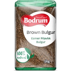 Bodrum Brown Bulgur Coarse Esmer Pilavlik Bag 1kg