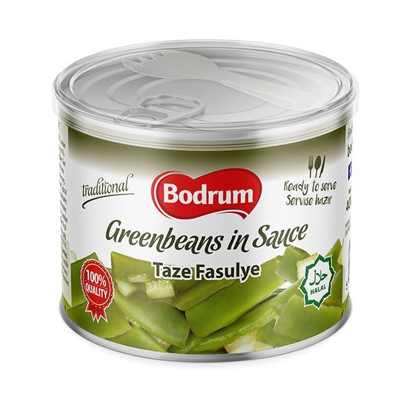 Bodrum Green Beans in Sauce Taze Fasulye Canned 400g