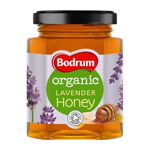 Bodrum Organic Lavender Honey, 250g Glass Jar