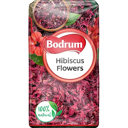 Bodrum 100% Natural Dried Hibiscus Flowers Herbal Tea, 150g Pack