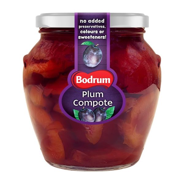 Bodrum Plum Compote Whole Sweet Fruit Jar 680g