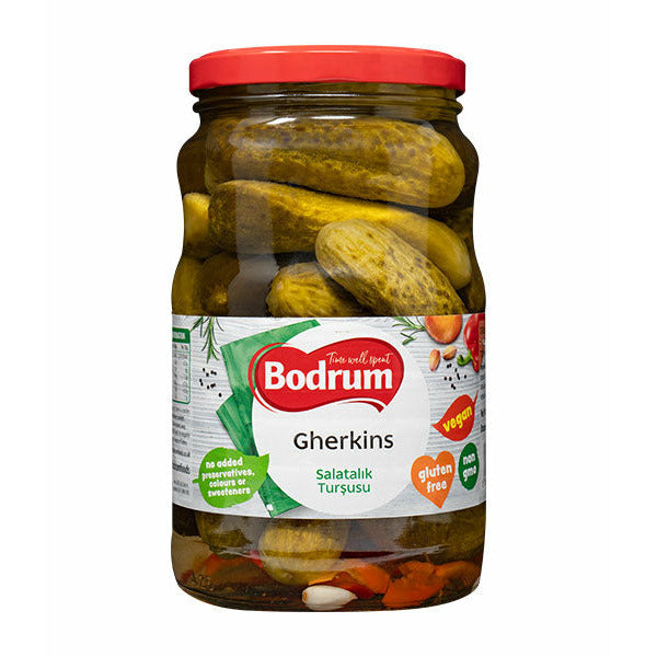 Bodrum Salatalik Tursusu Pickled Gherkins Jar 1600g
