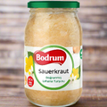 Bodrum Sauerkraut Shredded Cabbage Pickle (Doğranmış Lahana Turşusu) Premium Glass Jar, 900g