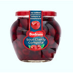 Bodrum Sour Cherry Compote Whole Red Fruit Jar 680g