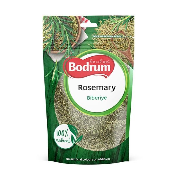 Bodrum Spice Dried Rosemary (Biberiye), 50g Stand-up Pouch
