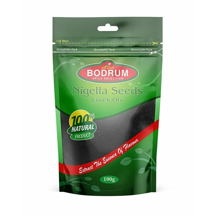 Bodrum Spice Selection Nigella Seeds Corek Otu Resealable Pack 100g