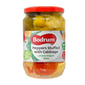 Bodrum Turkish Peppers Stuffed with Cabbage Jar 680g