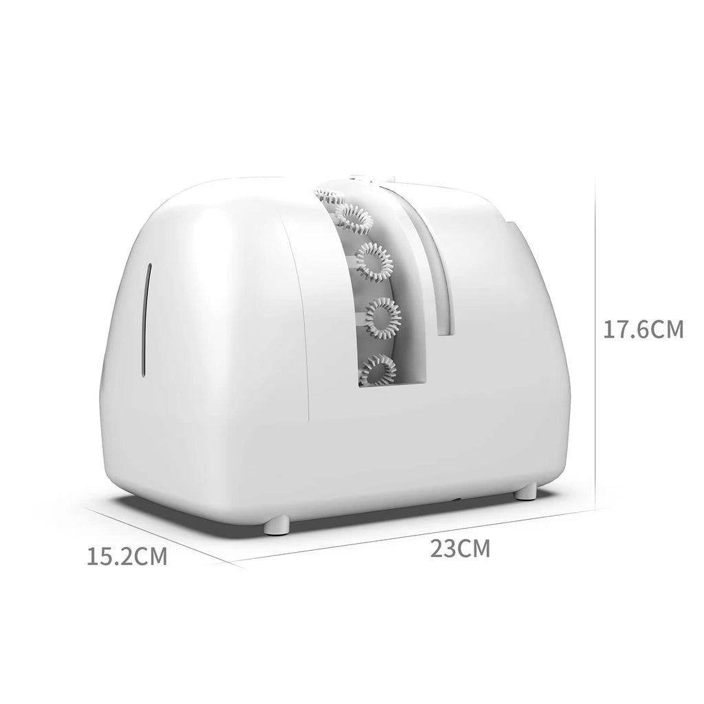 BOHIYAHOO Bubble Machine – 60-Min Auto-Refill, Dual-Power Party Maker