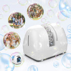 BOHIYAHOO Bubble Machine – 60-Min Auto-Refill, Dual-Power Party Maker