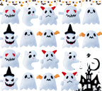 BOMBPARK 18Pcs Halloween Ghost Plush Toys – Cute Soft Ghost Plushies for Kids, Party Favors & Gifts