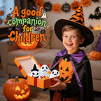 BOMBPARK 18Pcs Halloween Ghost Plush Toys – Cute Soft Ghost Plushies for Kids, Party Favors & Gifts