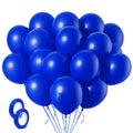 Bomsi Blue Balloons 100 Pack - Royal Blue 12-Inch Party Decorations for Birthday, Graduation & Patriotic Events