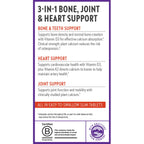 New Chapter Calcium Supplement – Organic Plant-Based Calcium with D3+K2 for Bone, Joint & Heart Support
