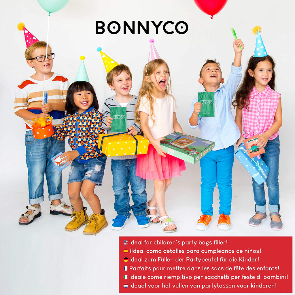 BONNYCO Invisible Ink Pen & Notebook Pack 16 — Dinosaur Party Favors for Kids