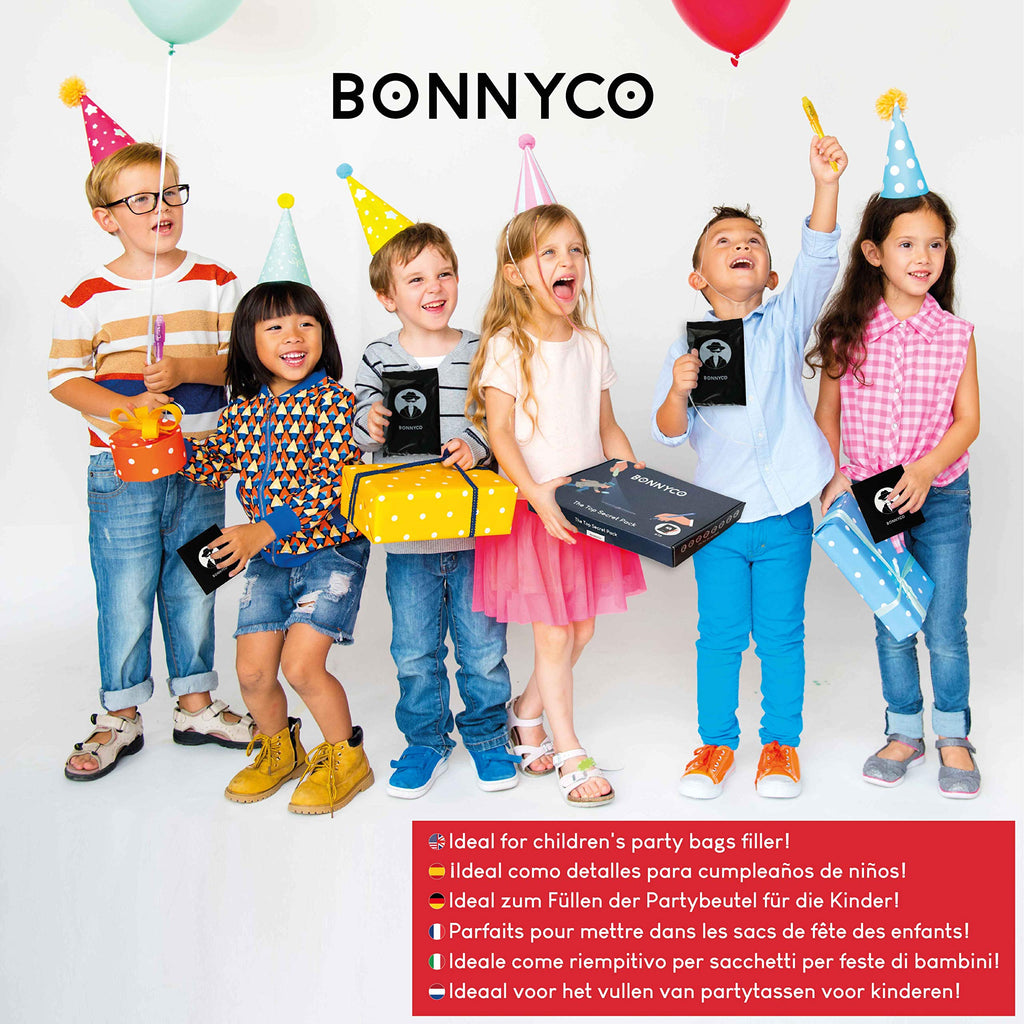 BONNYCO Invisible Ink Pen & Notebook Pack – 32 Spy Sets for Party Favors, Goody Bags & Classroom Prizes