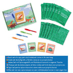 BONNYCO Invisible Ink Pen & Notebook Pack 16 — Dinosaur Party Favors for Kids