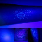 BONNYCO Invisible Ink Pen & Notebook Pack — 16 Space Party Favors for Kids