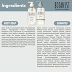 Botanist Organic Body Wash & Shampoo Set — Hydrating, Sulfate-Free, Japanese Keratin & Honey