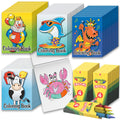 Bottles N Bags Bulk 72 Mini Coloring Books with Crayons – Party Favors & Classroom Giveaways (72 Pack)