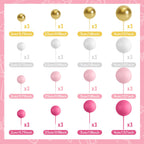 BOUBONI 48 Pcs Ball Cake Topper Decorations – Foam Ball Toppers for Birthday & Wedding