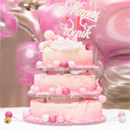 BOUBONI 48 Pcs Ball Cake Topper Decorations – Foam Ball Toppers for Birthday & Wedding