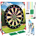 Brezzolife Golf Chipping Game with Stand & 54x54 Hitting Mat – Indoor/Outdoor