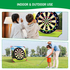 Brezzolife Golf Chipping Game with Stand & 54x54 Hitting Mat – Indoor/Outdoor