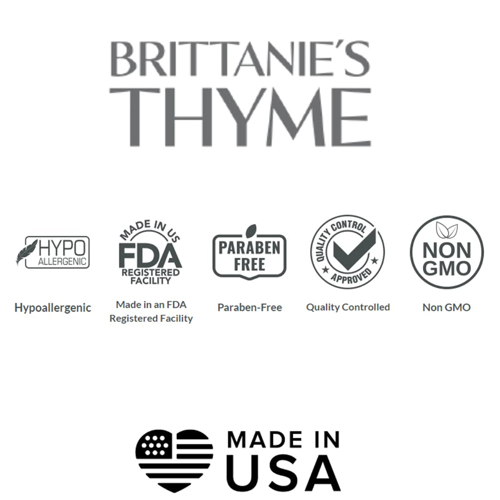Brittanie's Thyme Pure Organic Castile Soap Refill with Dead Sea Salt – 1 Gallon, Vegan, Gluten Free, Non-GMO