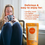 Brodo Organic Chicken Bone Broth with Collagen — Low Sodium, Protein-Rich (4x25 oz Pouches)