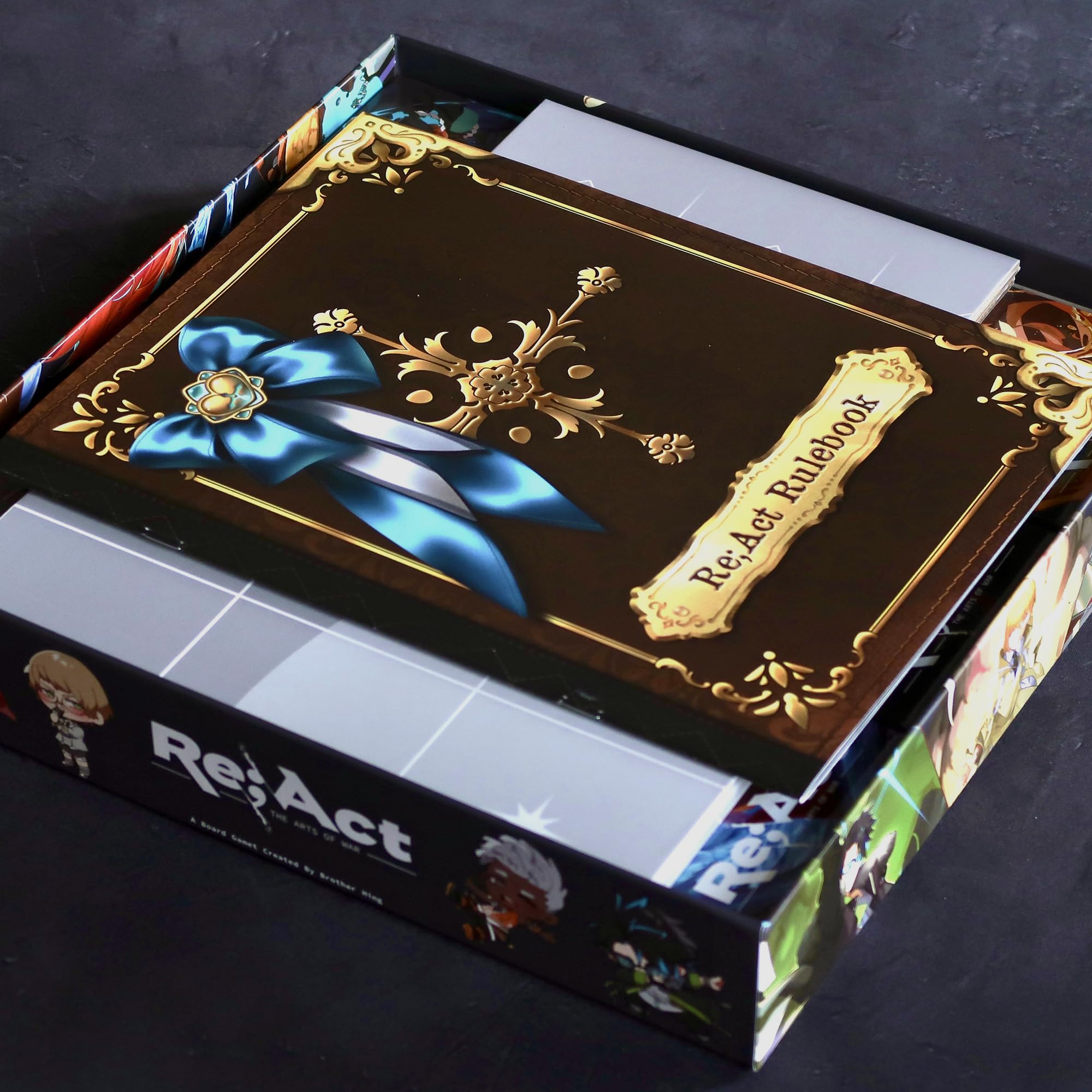 Re;ACT: The Arts of War – 2-Player Board Game by Brother Ming