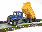 Bruder 02815 Mack Granite Dump Truck 1:16 - Ultra-Realistic Construction Toy for Indoor & Outdoor Play