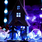 BTFO 10pcs Mini LED Lights for Crafts – Battery-Powered Blue LEDs for Paper Lanterns, Balloons & Dollhouses
