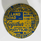 Leeds - Word Montage - Yellow & Blue - Bucket Hat