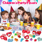 Budbof 28-Pack Valentines Day Gifts for Kids – Mochi Squishies with Cards & Party Favors