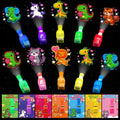 Budbof 28-Pack Valentines Cards with Glow-in-the-Dark Finger Lights | Classroom Party Gifts