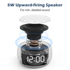 Buffbee Sound Machine & Alarm Clock 2-in-1 – 18 Sleep Sounds, 30-Level Volume, Adjustable Brightness