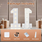 Bugame 3FT Marquee Letters – Large Light Up A Letter for Birthday, Wedding & More