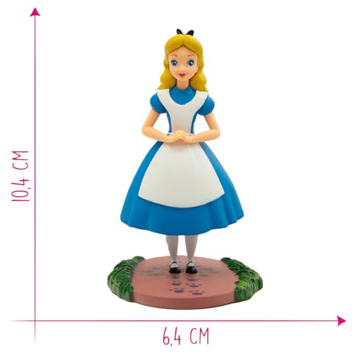 Bullyland 11400 Alice in Wonderland Figure – 10.4 cm, PVC-Free, Cake Topper