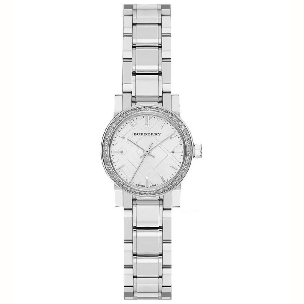Burberry BU9220 The City Women's 26mm Silver & Diamond Watch
