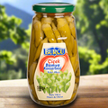 Burcu Flower Okra Canned Baby Okra Cicek Bamya Jar 550g