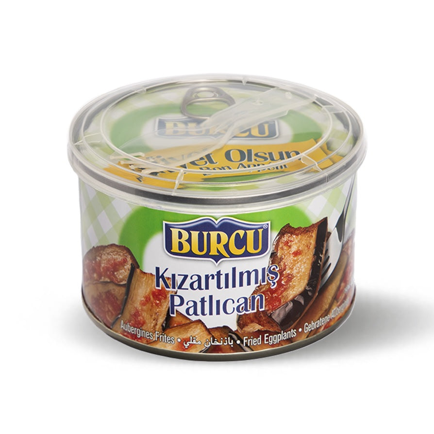 Burcu Fried Eggplant Kizartilmis Patlican Can 400g