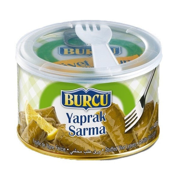 Burcu Stuffed Vine Leaves Yaprak Sarma Can Pack 400g