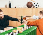 Buryeah 3 Pcs Soccer Themed Tablecloths – 54 x 108 in Disposable Plastic Table Covers for Game Day & Tailgate