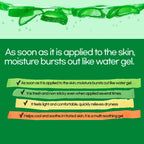 by.H Organic Aloe Vera Gel Bulk – 90 PCS (3 x 30) for Skin & Hair, Non-Greasy Moisturizer, Made in Korea